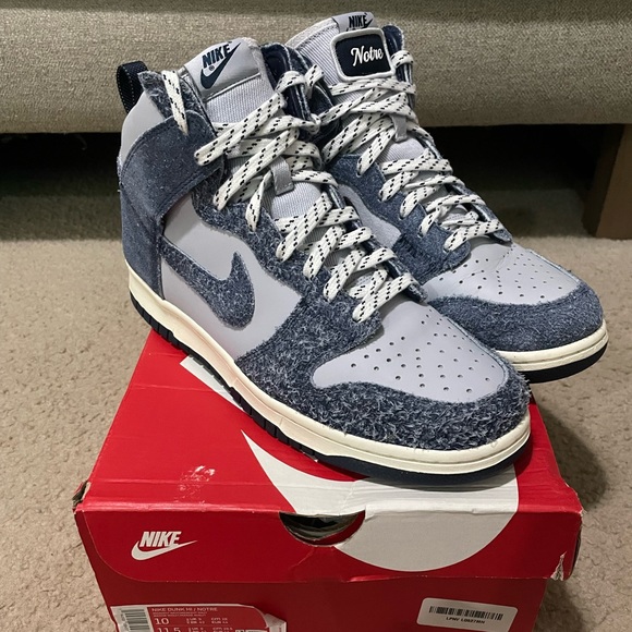 dunk high x notre midnight navy